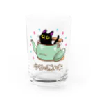 AckeeWolf Art Shopの猫の今日の隠れ家 Water Glass :front