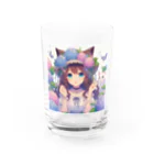 yos-1292583のねこニコばん Water Glass :front