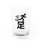 CHIBE86の足が速い Water Glass :front