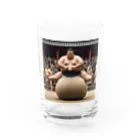 OTIRUBUTUBUTUのお相撲さん迎撃準備完了 Water Glass :front