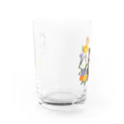 MIdesignの花と猫 Water Glass :front