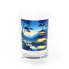 ソラのお店屋さんの蛍(昔の情景風) Water Glass :front