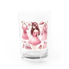 BeccaBeccaのピンク大好き Water Glass :front