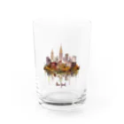 Chi3のニューヨークの幻想的な夜景 Water Glass :front