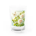 Rパンダ屋の「白薔薇」グッズ Water Glass :front