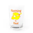 『NG （Niche・Gate）』ニッチゲート-- IN SUZURIのNothing Is Real.（黄色） Water Glass :front