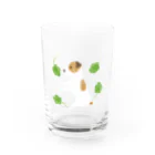 ジャックラッセルテリアのお店のモンステラを Water Glass :front