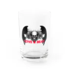 OMI-1901のLOVE&BEAT スカル2 Water Glass :front