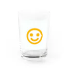 Golden-Cat358の可愛い笑顔 幸せ 平和 Water Glass :front