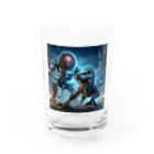 OTIRUBUTUBUTUのライオンロボットvsラプトル Water Glass :front