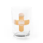 BAN創 & Co. ⚠️の絆創膏 実写 (クロス) Water Glass :front