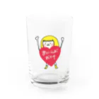 HACHIの部屋のあいらぶおさけちゃん Water Glass :front