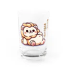 とっちーのアトリエのぐ～たらいおん - グッズコレクション Water Glass :front