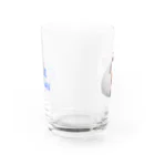 Keiko_Naoko-Art-Japanの波と遊ぶカイ - 2 Water Glass :front