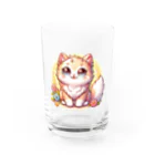 Nekko…🐾の可愛いにゃんこちゃん Water Glass :front