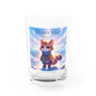 ビビりな番犬くんのふわふわフレンズ！にゃんこ Water Glass :front