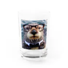 sallysanaの眼鏡フォーマルらっこ Water Glass :front