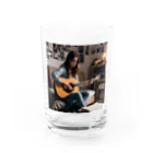 ryuuのギターを弾く女の子 Water Glass :front