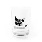 izuU shopのさび猫まさみのぎゅっとハグ Water Glass :front