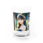 終わらない夢🌈の美しい少女✨ Water Glass :front