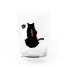 カンテラ　-灯篭ノ帳駅店-の猫が落ちてる Water Glass :front