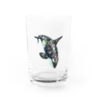 yuriのシャチ Water Glass :front