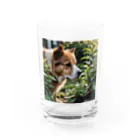 neeeeeeの草と犬 Water Glass :front