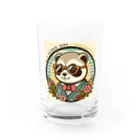 KAWAII SHOPのOSHARE RACCOON グラス前面