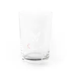 NEROの26 butterflies white Water Glass :front