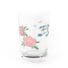 nanaqsaの獅子と牡丹 Water Glass :front