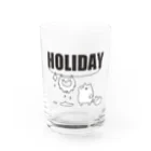 うさやの【HOLIDAY】ライオンさんの休日 Water Glass :front