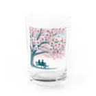 Rパンダ屋の「春風景グッズ」 Water Glass :front