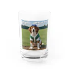 ぽめさくの犬野球 Water Glass :front