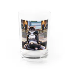 ２５GoodsShopのミキサー猫A Water Glass :front