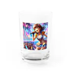 inuneko2004のステージに立つアイドル Water Glass :front