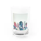 ひぐらし商店の雨上がりのヨコハマ Water Glass :front