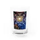 悲喜交々の新天地長方 Water Glass :front