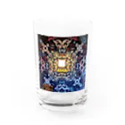 悲喜交々の新天地正方 Water Glass :front