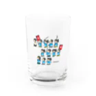 reiseidoの新選組隊士旗赤 Water Glass :front