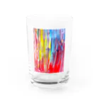 atelier_lapislazuliの色のシャワー Water Glass :front