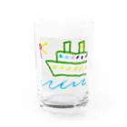 海の幸のクルーズ船 Water Glass :front