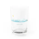 atelier sukha × soraumi Illustrationのatelier sukha 月とアルプス Water Glass :front