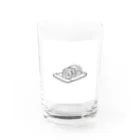 8890のラインアート　寿司 Water Glass :front