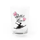 Saori_k_cutpaper_artのBallet Lovers Ballerina Water Glass :front