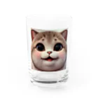 ngsonlineshopの最強可愛いデブ猫 Water Glass :front