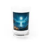 RIKUPANDAのNight sea Water Glass :front