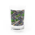 ft141104の「都会の信号 道路マップ」 Water Glass :front