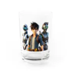 ETOWA_TOWAの未来都市のロボットたち Water Glass :front