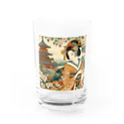 tamabestの浮世絵風美人図 Water Glass :front