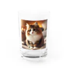 akinyan3128の私はモフモフ　(ノーウィージャンフォレストキャット) Water Glass :front